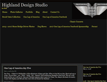 Tablet Screenshot of highlanddesignstudio.com